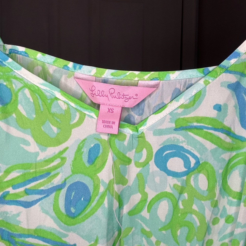 Lilly Pulitzer Any Fins Possible Deanna Romper XS - Picture 4 of 8